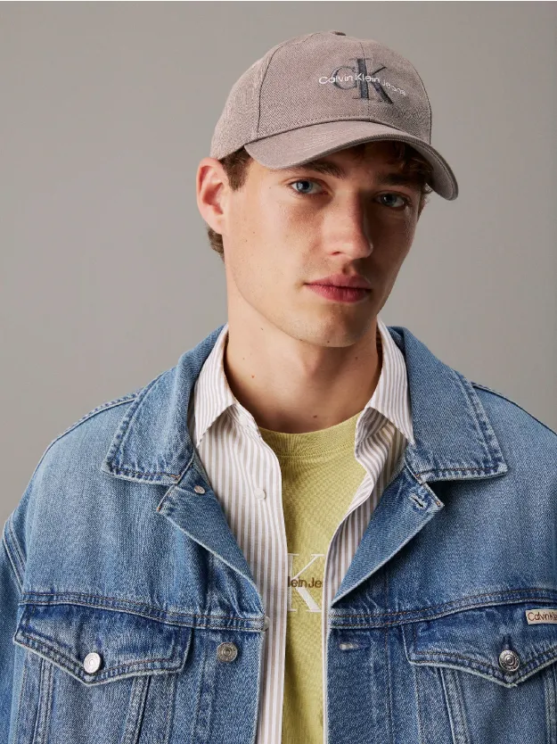 Charcoal Gray Twill Logo Cap