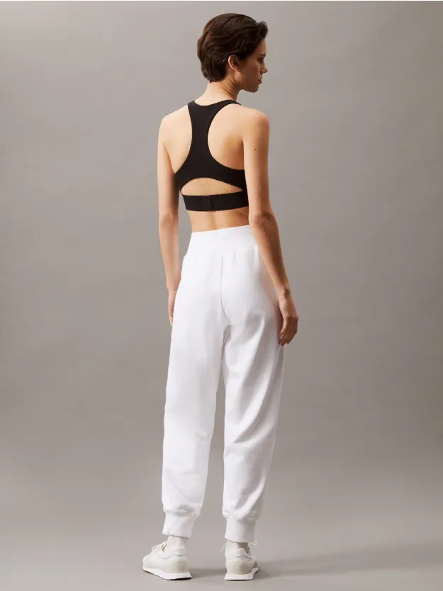 Brilliant White Fleece Joggers