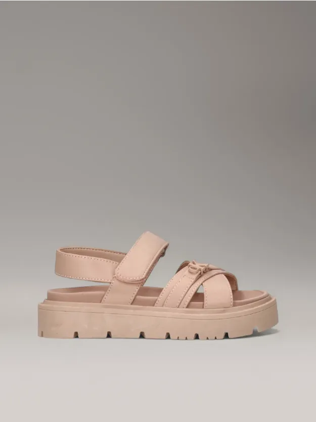 NUDE Kids Velcro Sandals