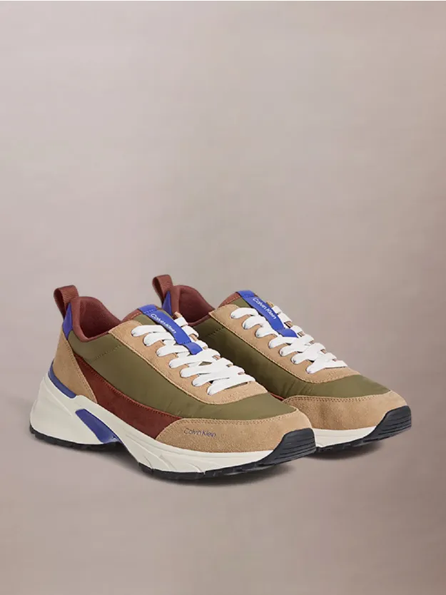 Cumin/Burnt Out/Khaki/Purple Blue Hike Runner Trainers