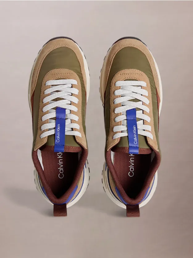 Cumin/Burnt Out/Khaki/Purple Blue Hike Runner Trainers