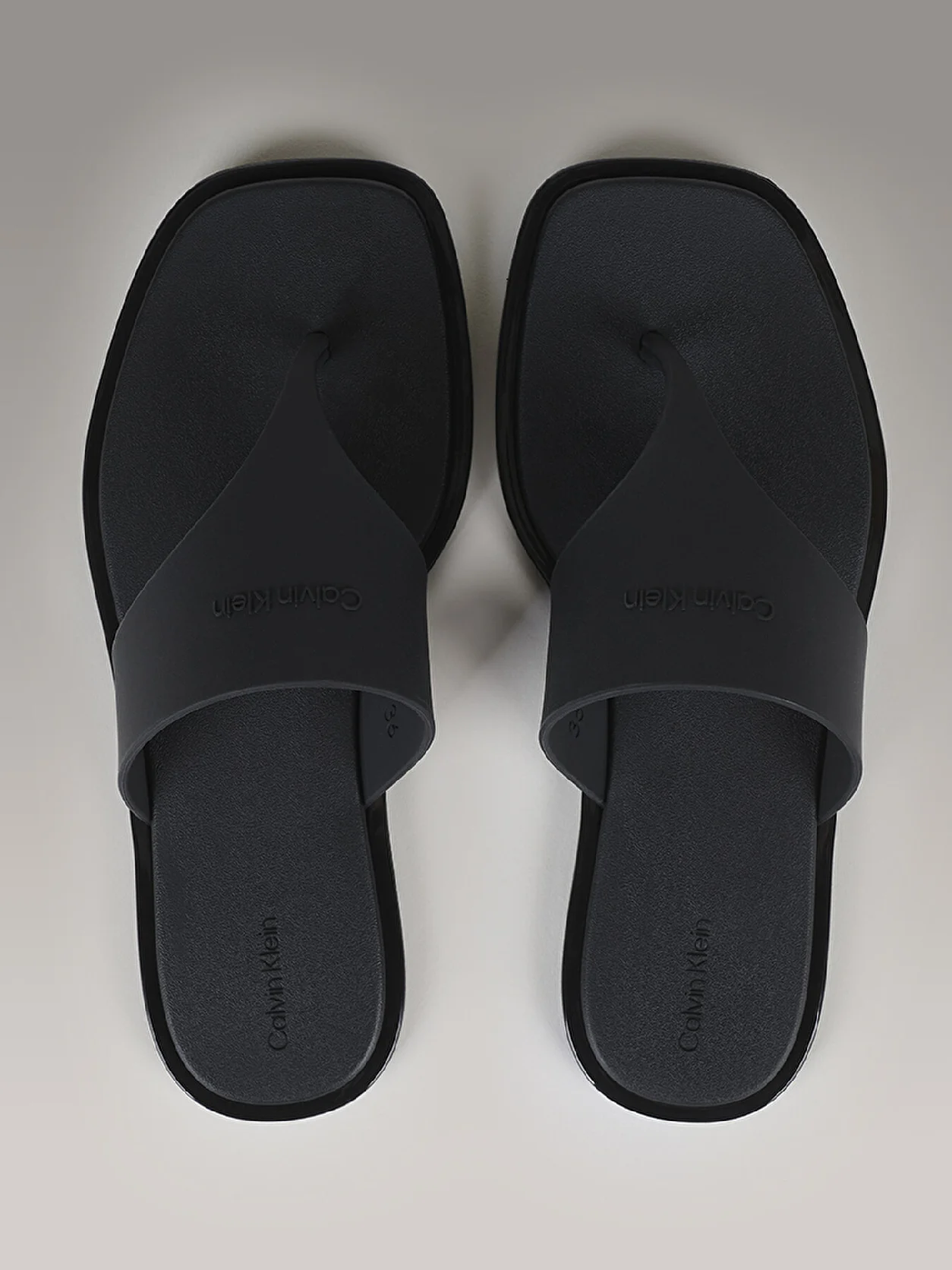 Ck Black Flip Flops