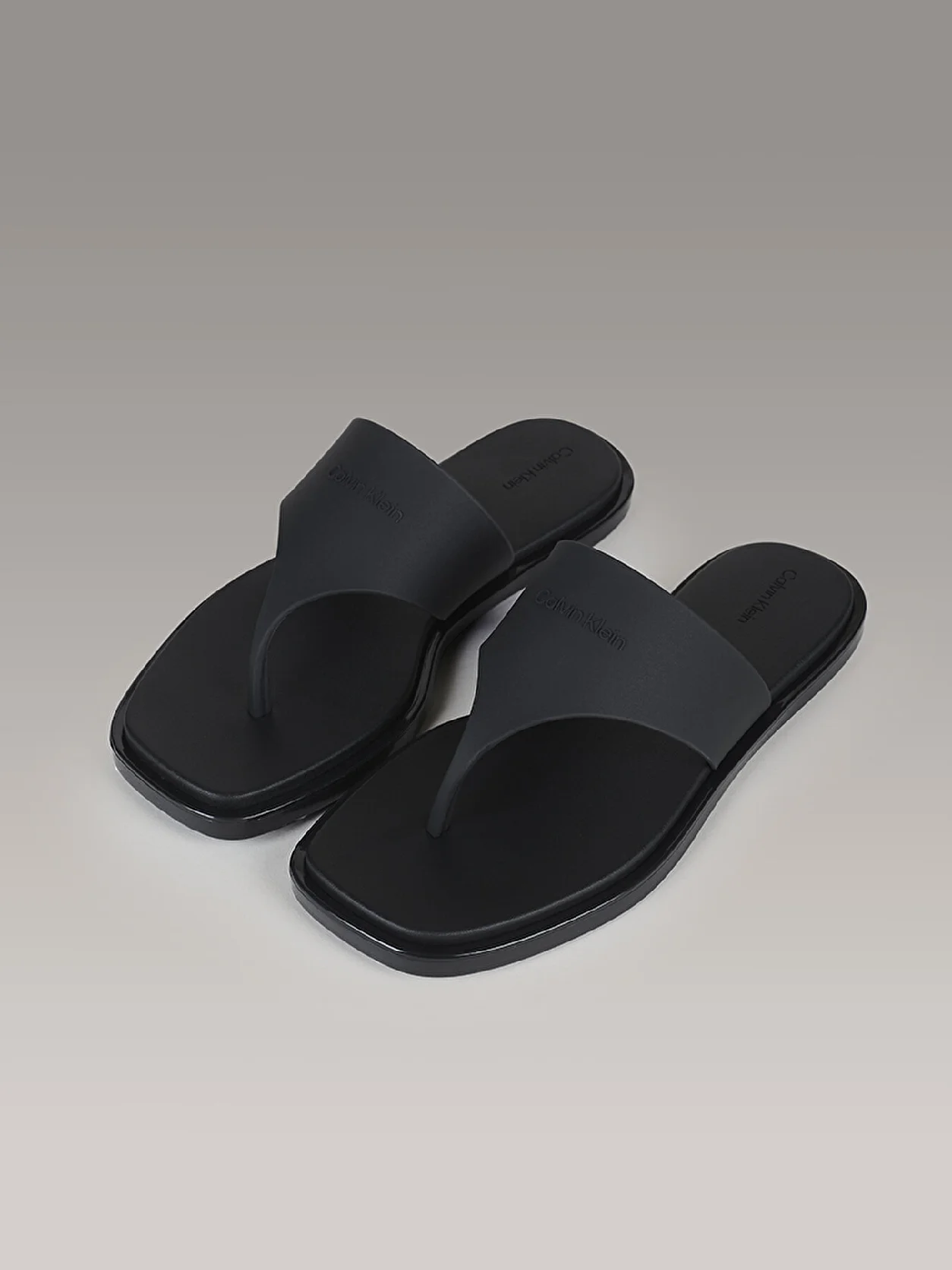 Ck Black Flip Flops