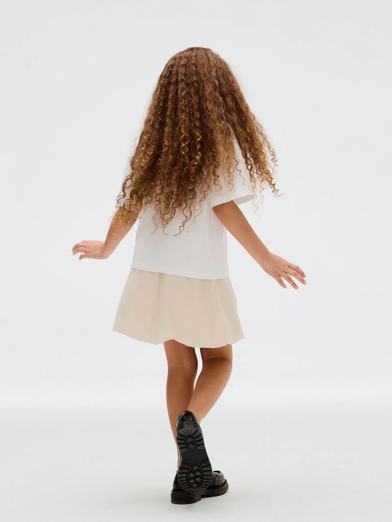 Bright White تيشرت واسع بجيب