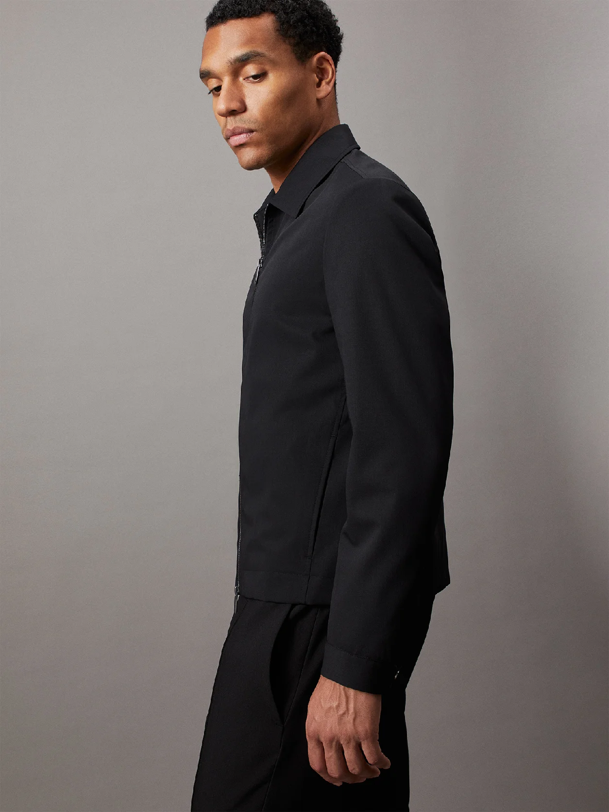 Ck Black جاكيت تويل ملائم