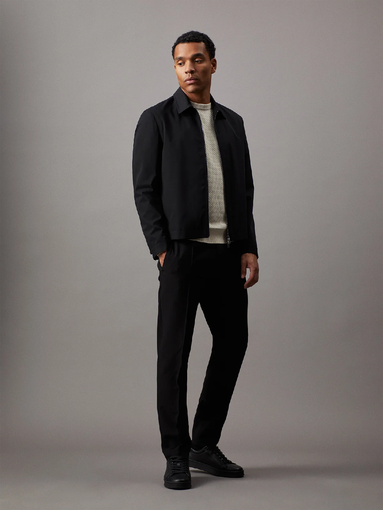 Ck Black جاكيت تويل ملائم