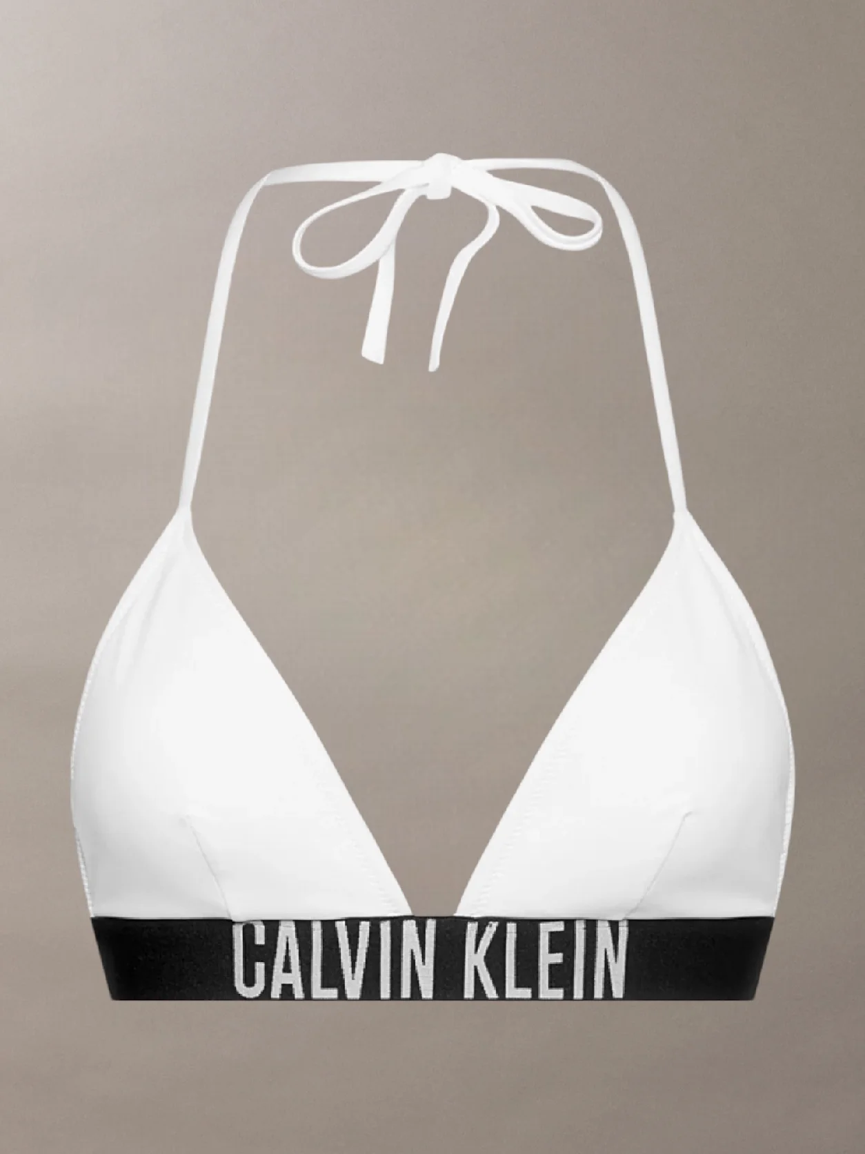 Pvh Classic White قطعة بيكيني علوية مثلثة الشكل - من مجموعة Intense Power