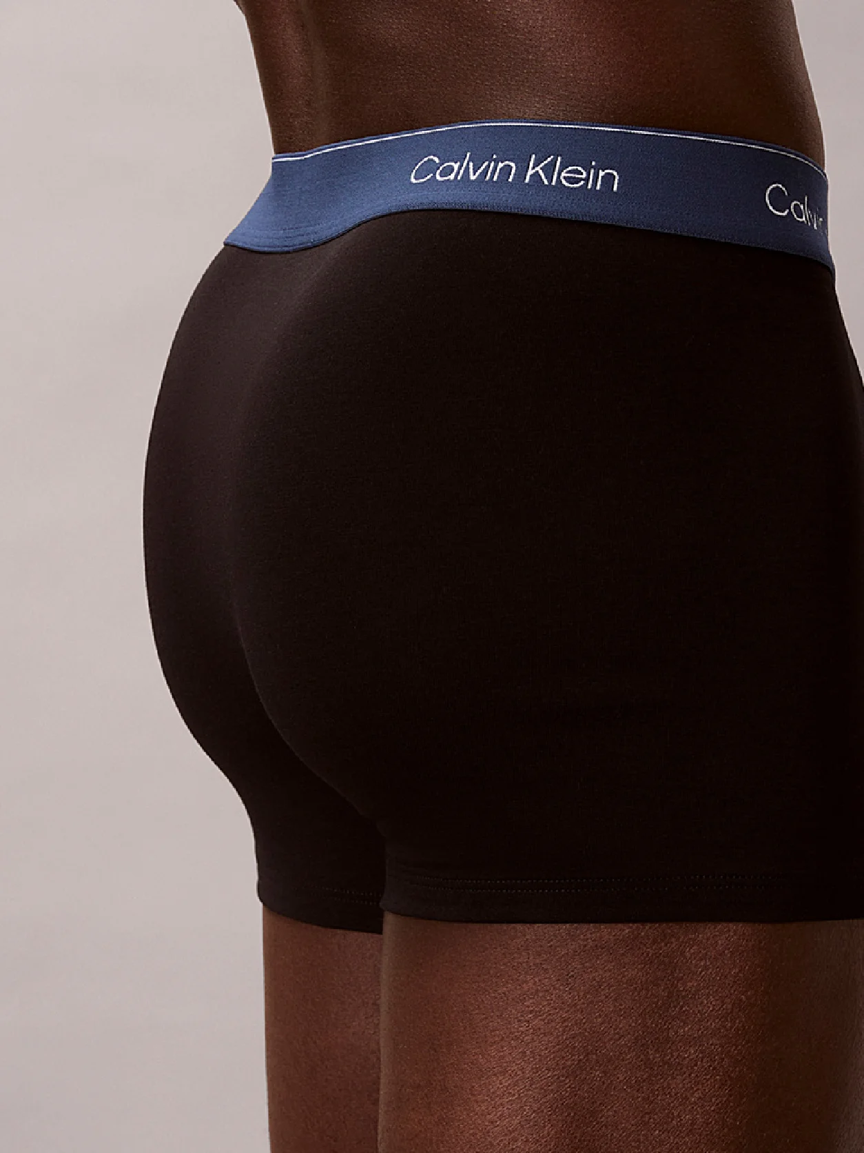 BLACK BODIES W/ TAHITI TURQUOISE/DA طقم سراويل داخلية Icon Cotton Stretch من 3 قطع