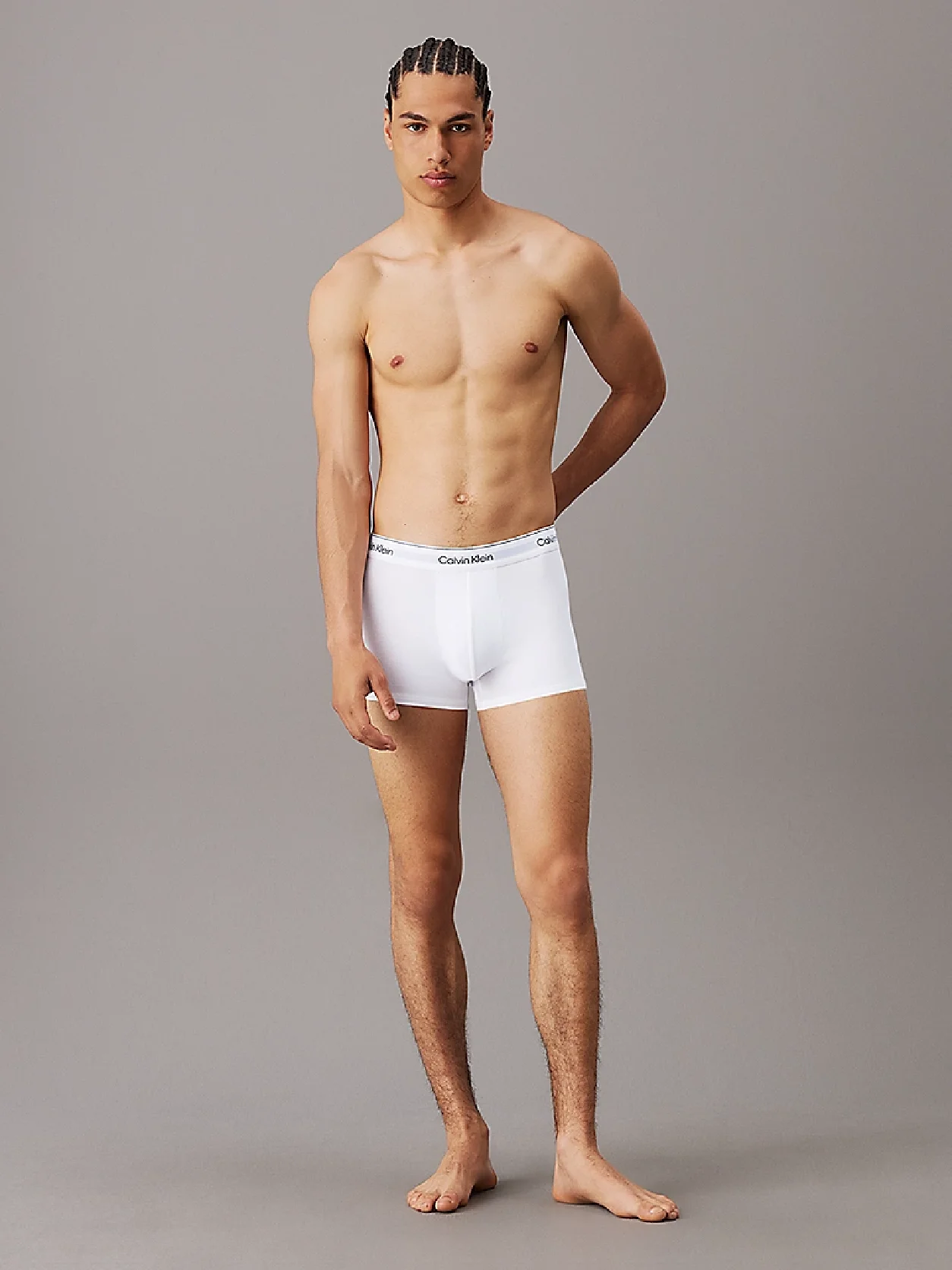 WHITE, WHITE, WHITE 3 Pack Trunks - Icon Cotton Stretch