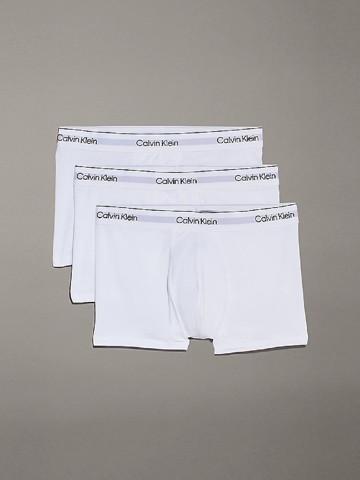 WHITE, WHITE, WHITE 3 Pack Trunks - Icon Cotton Stretch