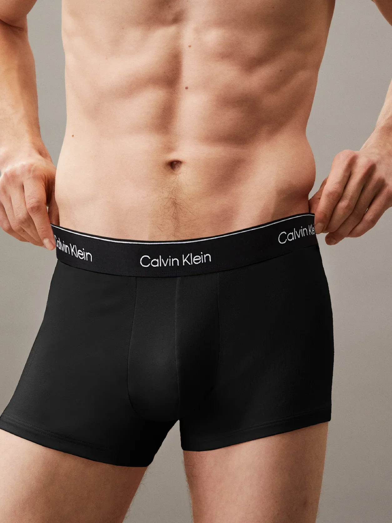 BLACK W/ BLACK WB 3 Pack Trunks - Icon Cotton Stretch