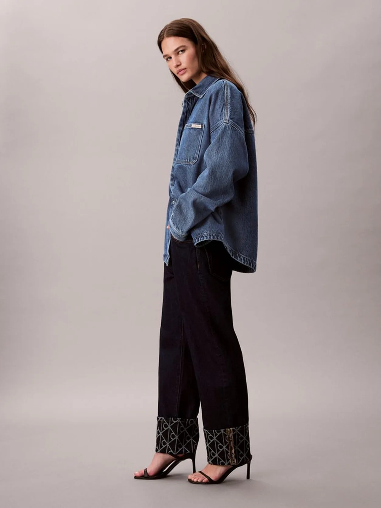 CK INDIGO JACQUARD Relaxed Jeans