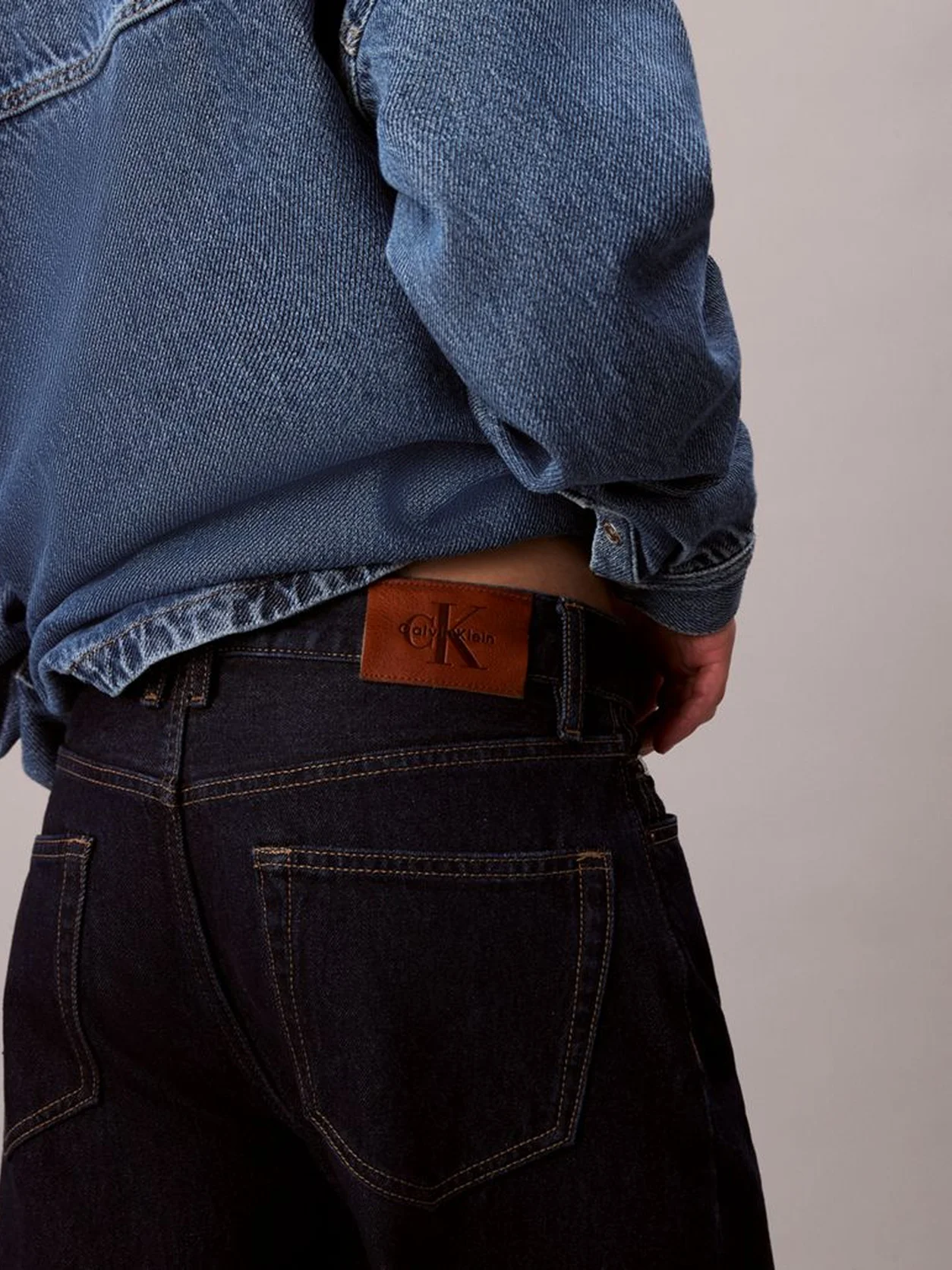 CK INDIGO JACQUARD Relaxed Jeans