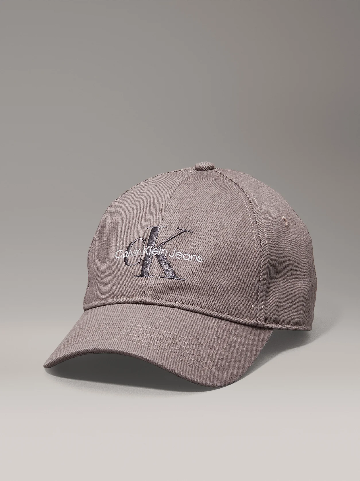 Charcoal Gray Twill Logo Cap