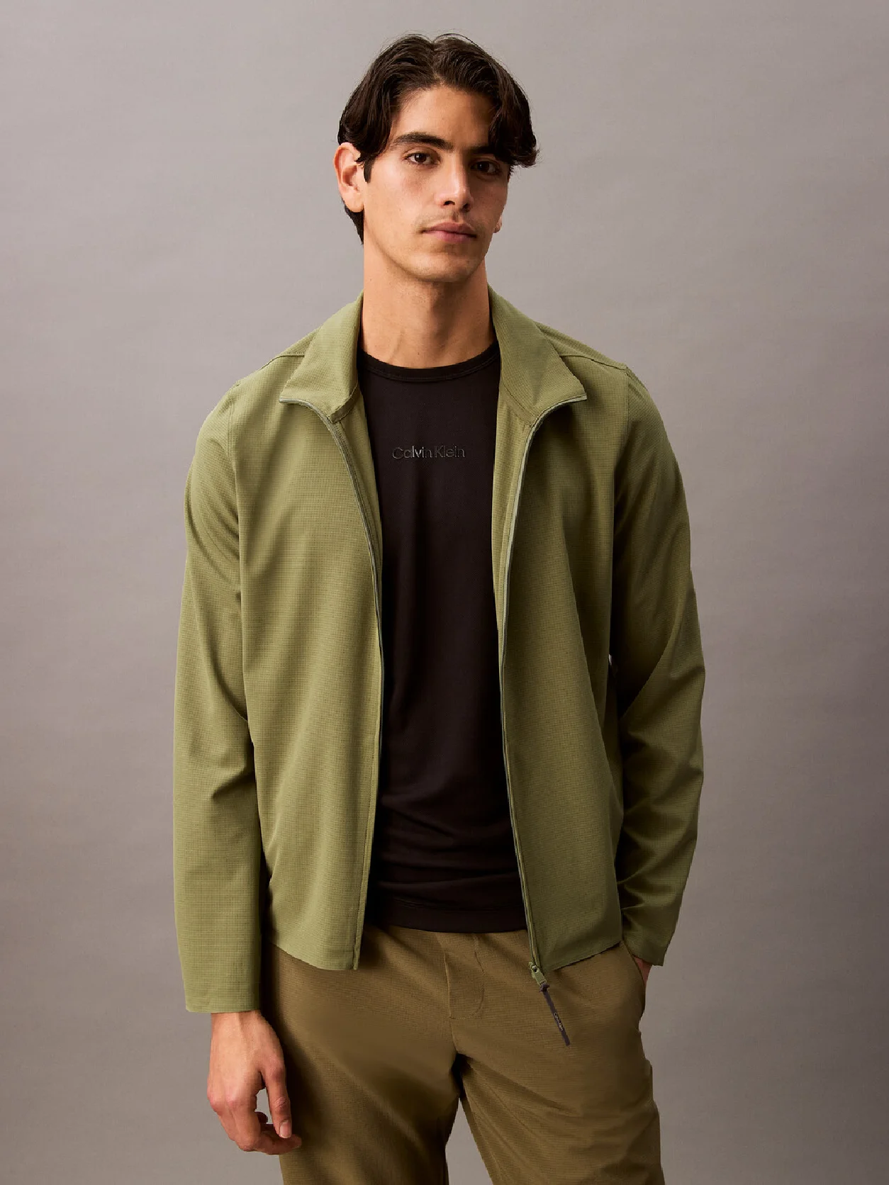 Burnt Olive Windbreaker