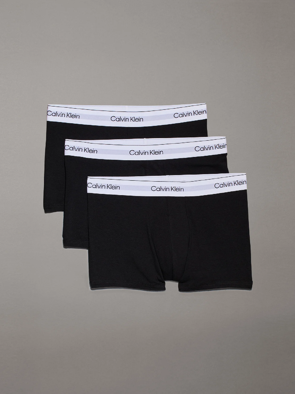 Black 3 Pack Trunks - Icon Cotton Stretch