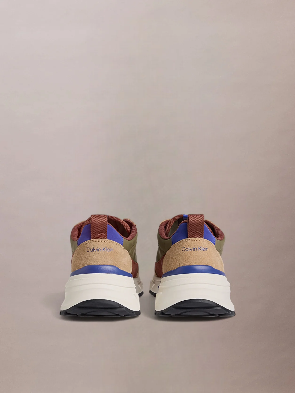 Cumin/Burnt Out/Khaki/Purple Blue Hike Runner Trainers